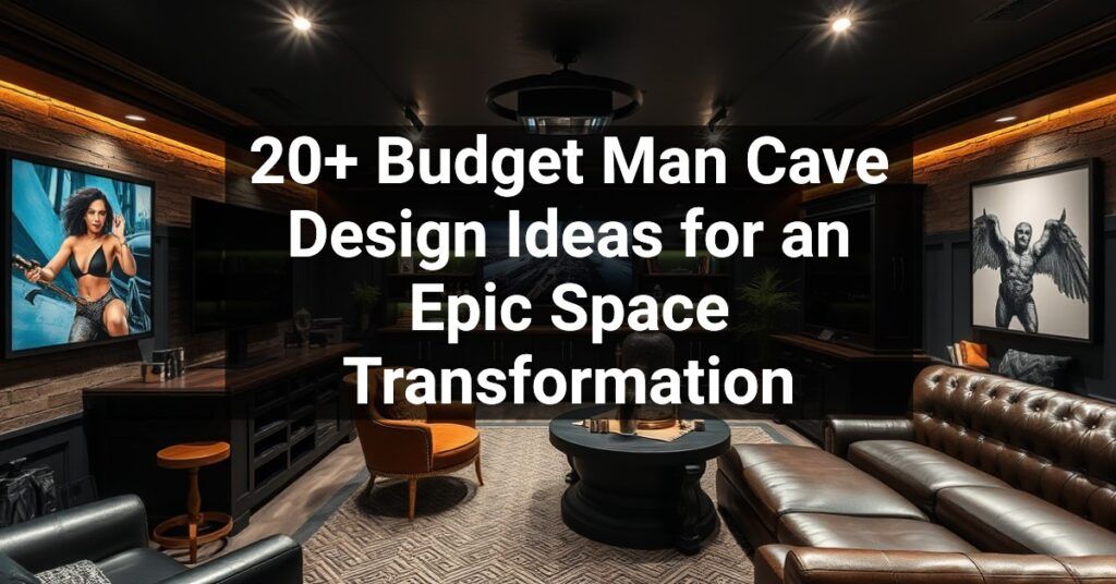 20+ Budget Man Cave Design Ideas for an Epic Space Transformation