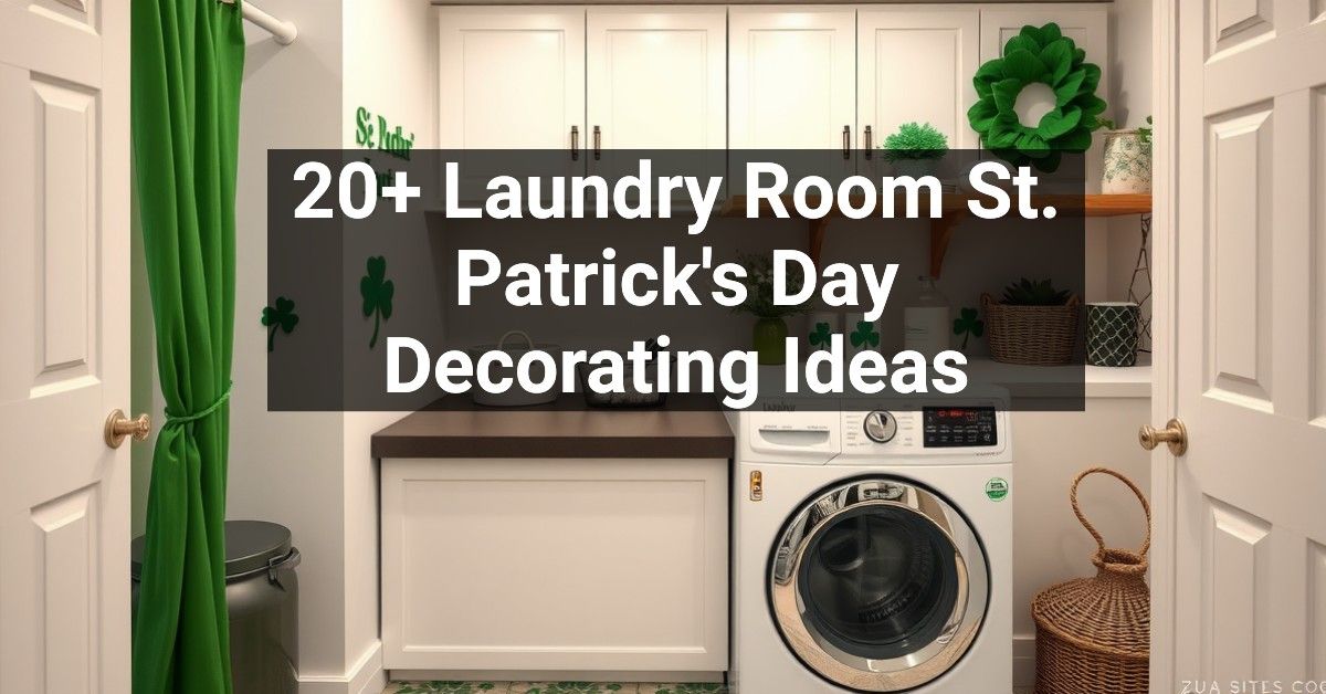 20+ Laundry Room St. Patrick's Day Decorating Ideas