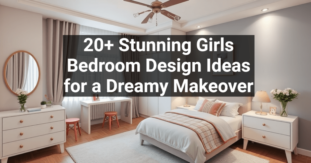 20+ Stunning Girls Bedroom Design Ideas for a Dreamy Makeover