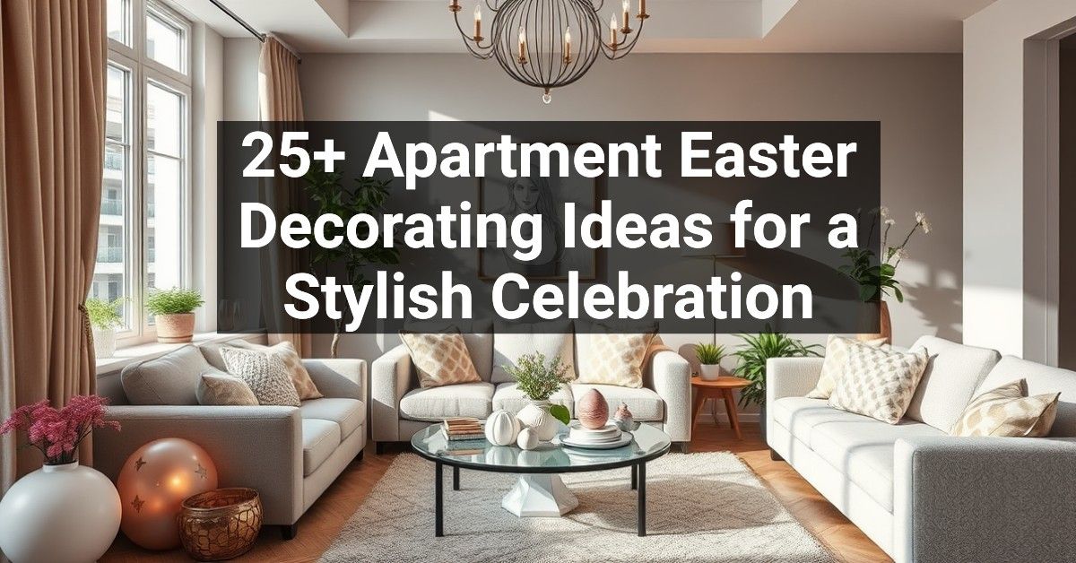 25+ Apartment Easter Decorating Ideas for a Stylish Celebration