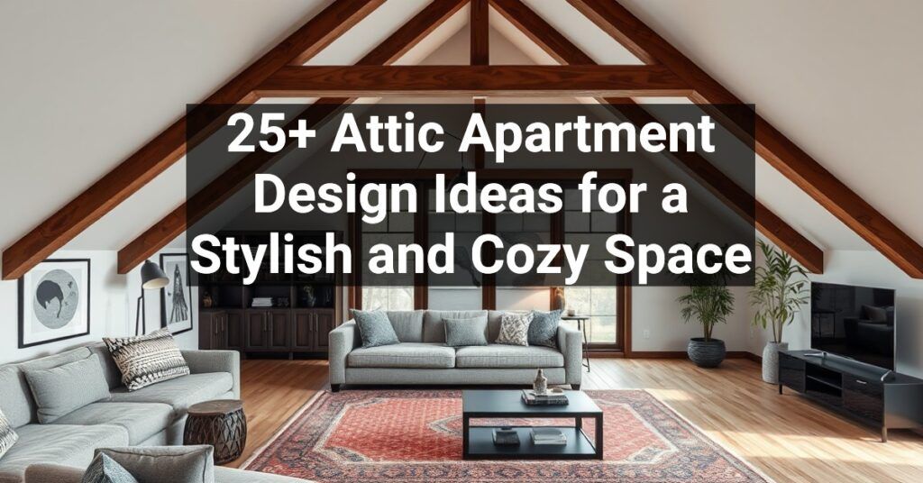 25+ Attic Apartment Design Ideas for a Stylish and Cozy Space