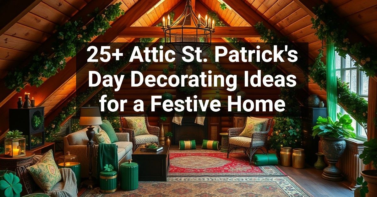 25+ Attic St. Patrick's Day Decorating Ideas for a Festive Home