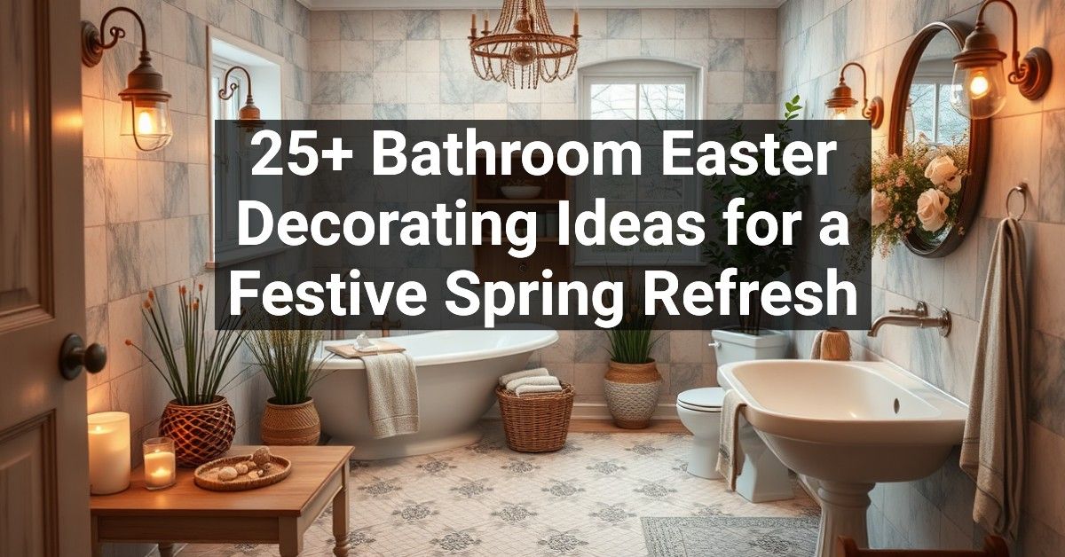 25+ Bathroom Easter Decorating Ideas for a Festive Spring Refresh