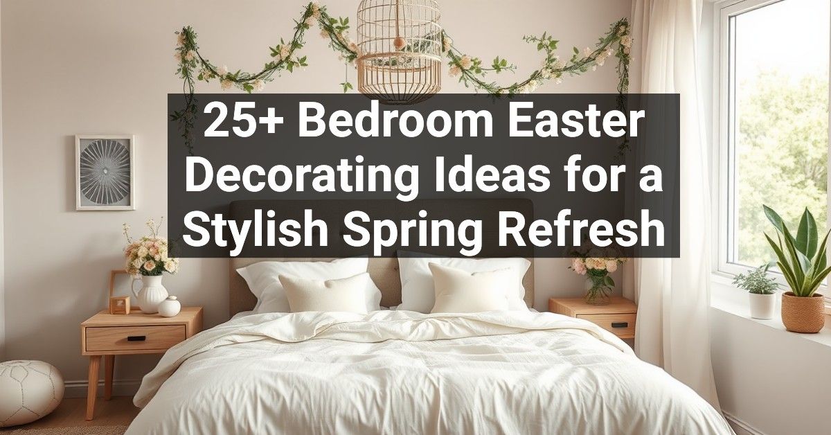 25+ Bedroom Easter Decorating Ideas for a Stylish Spring Refresh