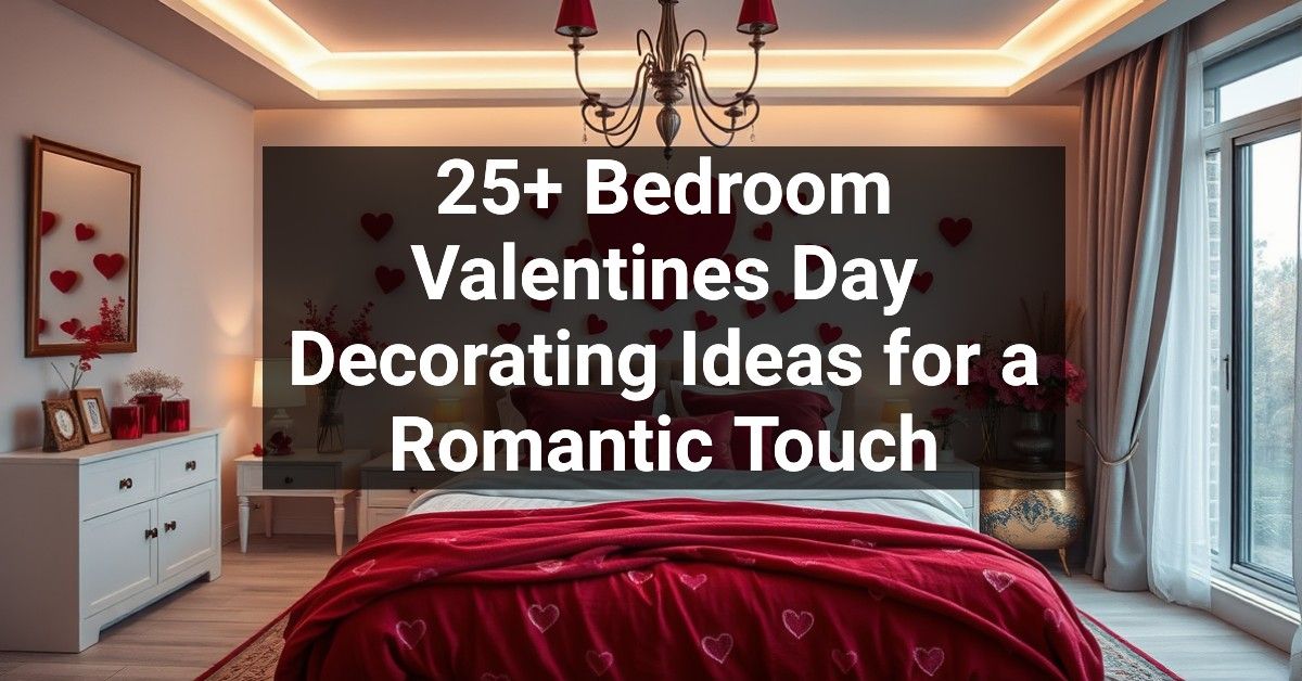 25+ Bedroom Valentines Day Decorating Ideas for a Romantic Touch