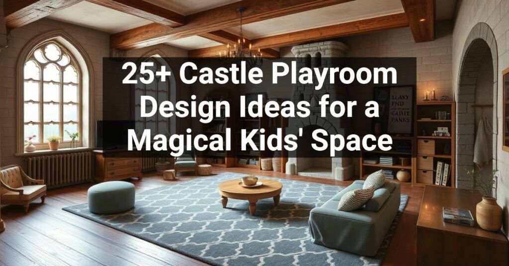 25+ Castle Playroom Design Ideas for a Magical Kids' Space