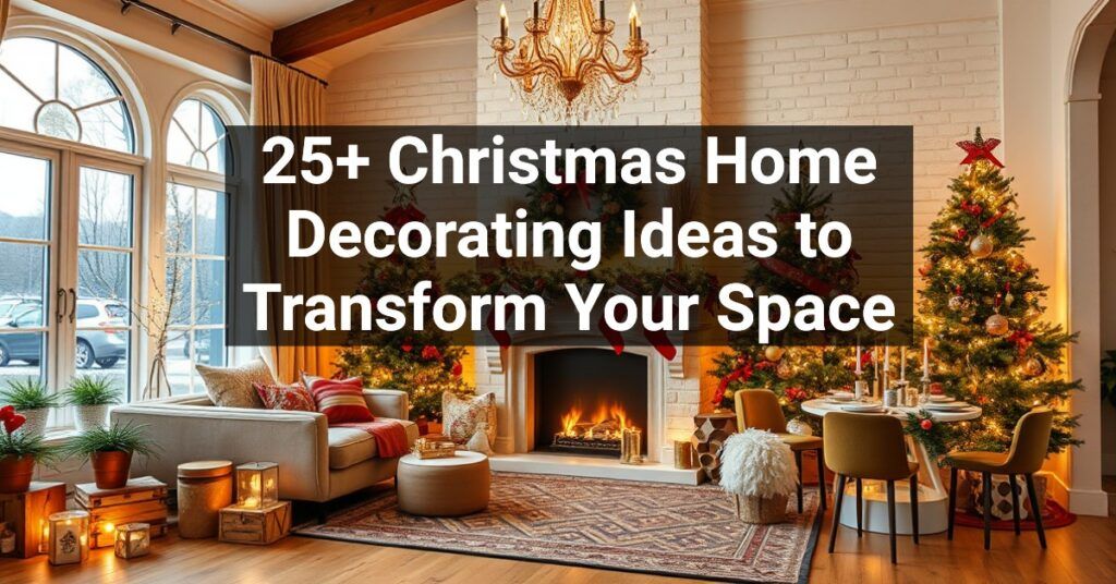 25+ Christmas Home Decorating Ideas to Transform Your Space