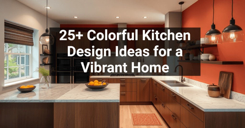 25+ Colorful Kitchen Design Ideas for a Vibrant Home