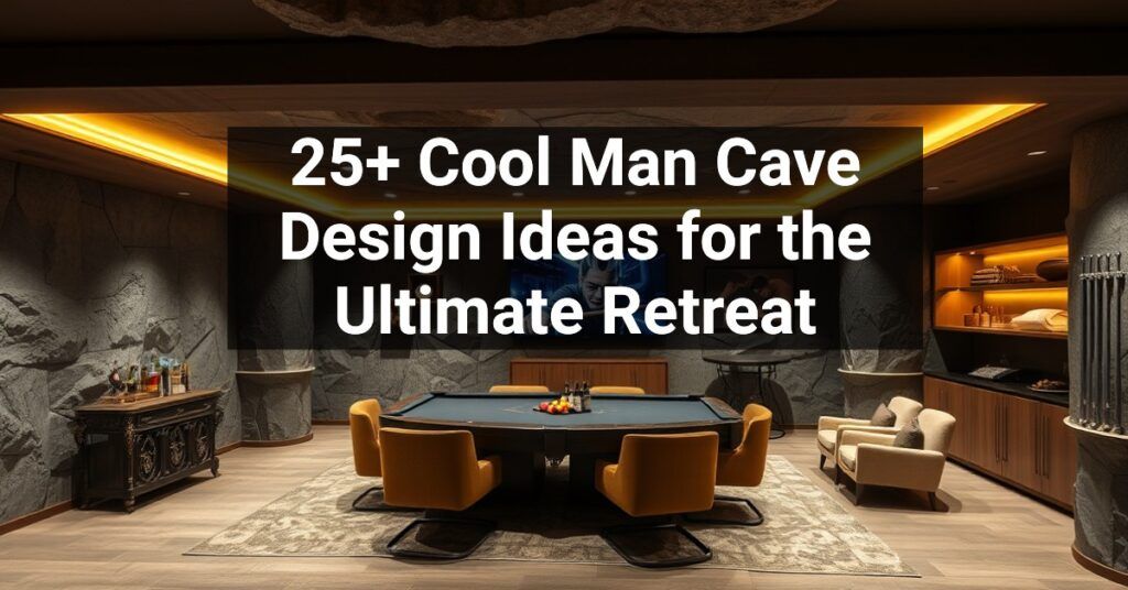 25+ Cool Man Cave Design Ideas for the Ultimate Retreat