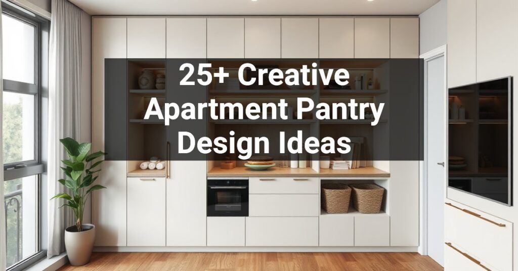 25+ Creative Apartment Pantry Design Ideas