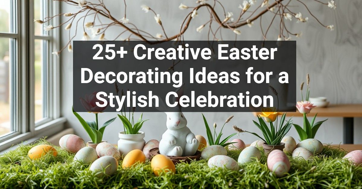 25+ Creative Easter Decorating Ideas for a Stylish Celebration