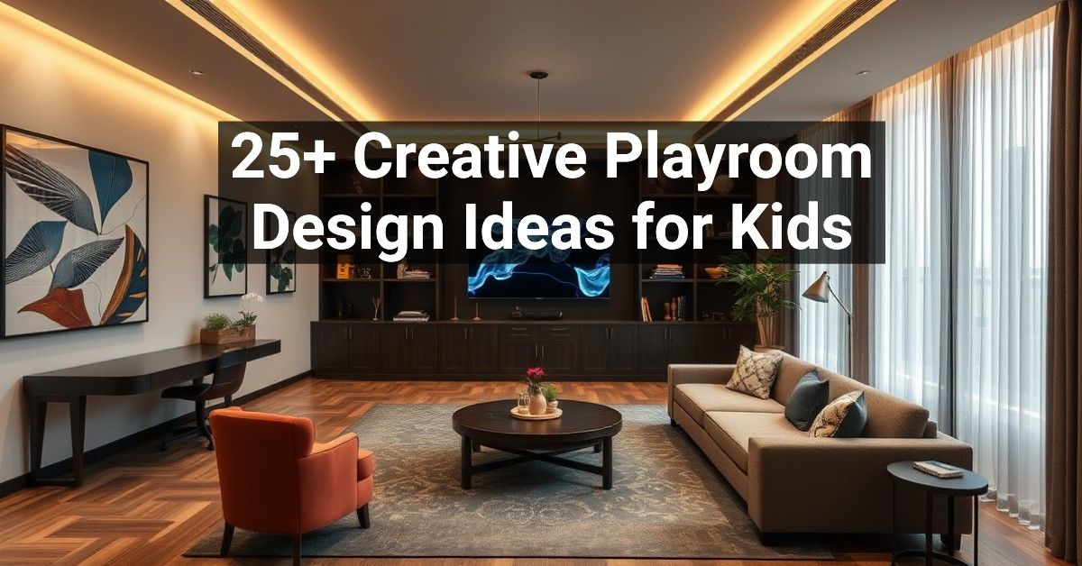 25+ Creative Playroom Design Ideas for Kids