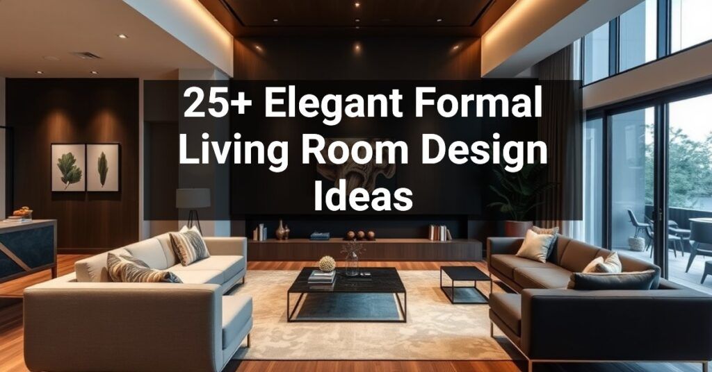 25+ Elegant Formal Living Room Design Ideas