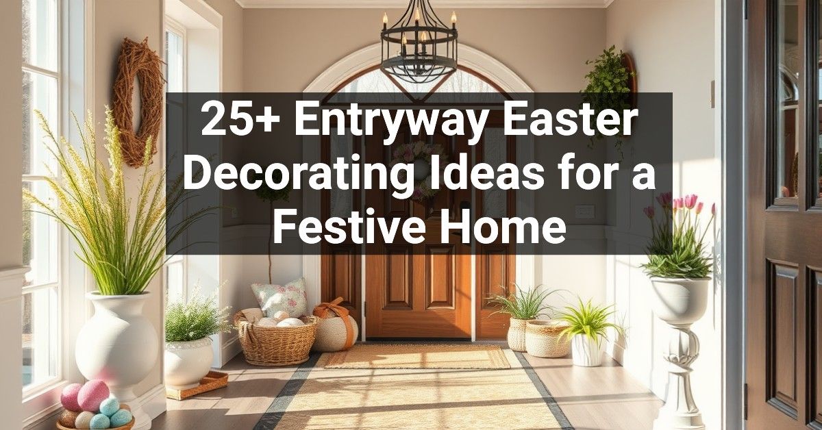 25+ Entryway Easter Decorating Ideas for a Festive Home