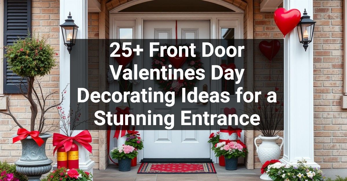 25+ Front Door Valentines Day Decorating Ideas for a Stunning Entrance