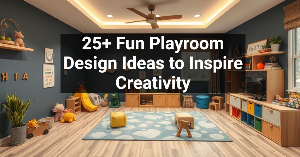 25+ Fun Playroom Design Ideas to Inspire Creativity