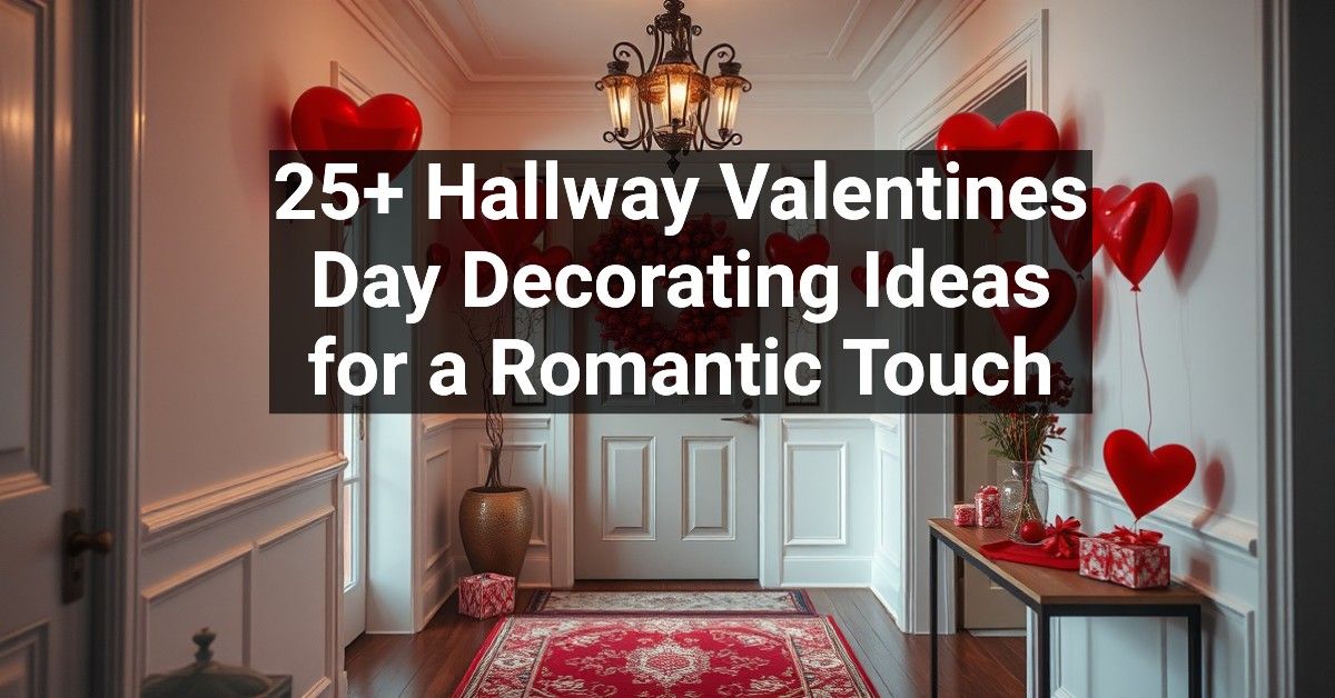 25+ Hallway Valentines Day Decorating Ideas for a Romantic Touch