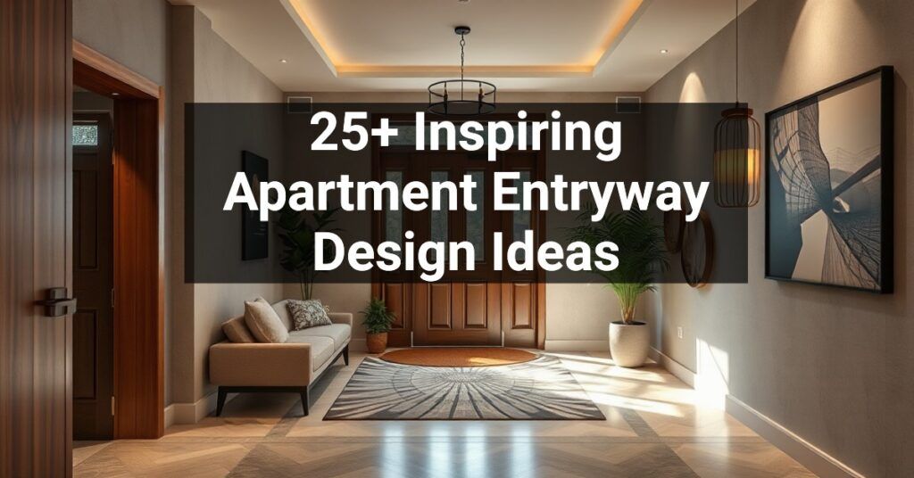 25+ Inspiring Apartment Entryway Design Ideas