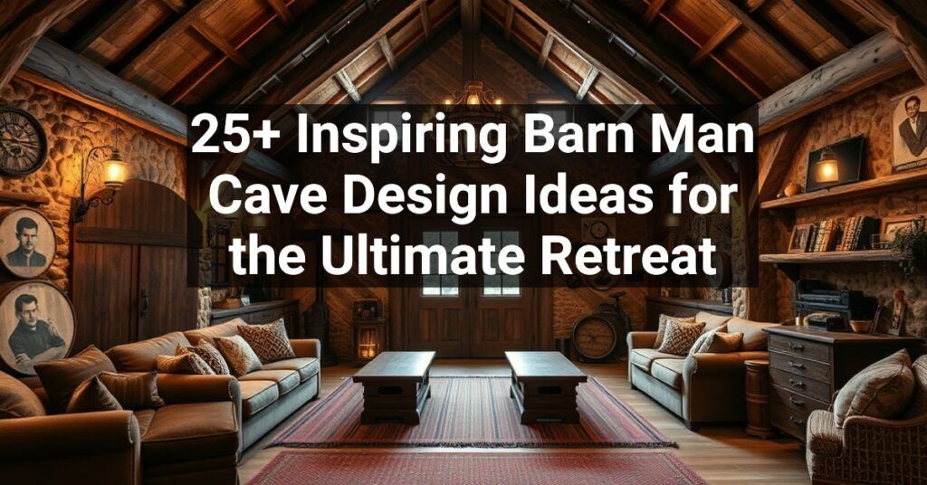 25+ Inspiring Barn Man Cave Design Ideas for the Ultimate Retreat