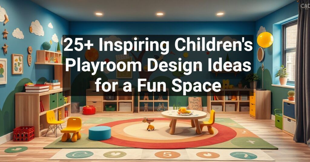 25+ Inspiring Children's Playroom Design Ideas for a Fun Space