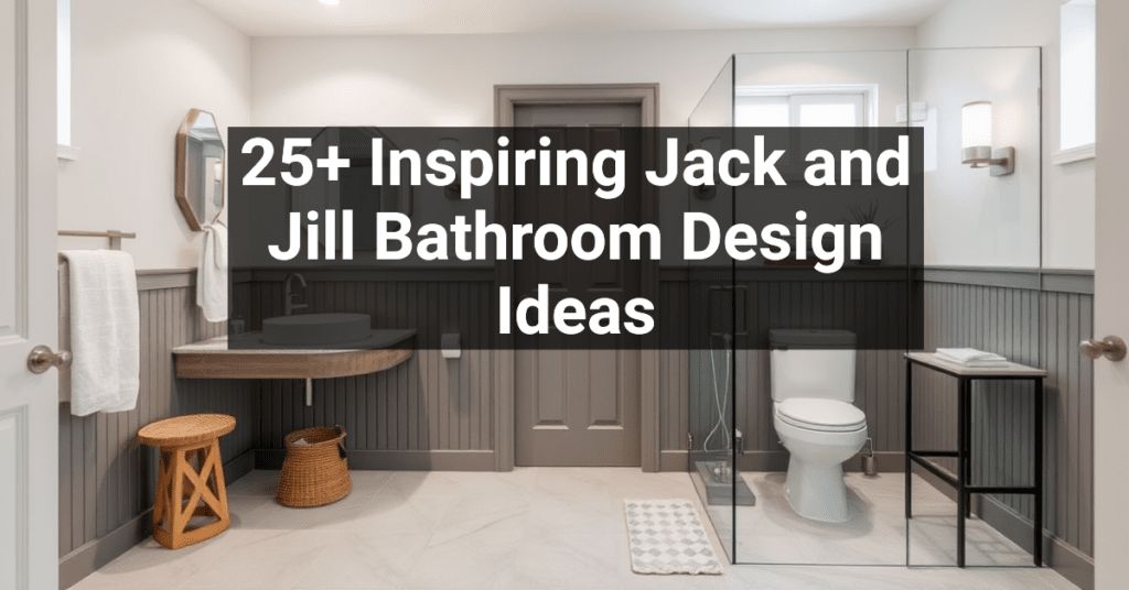 25+ Inspiring Jack and Jill Bathroom Design Ideas