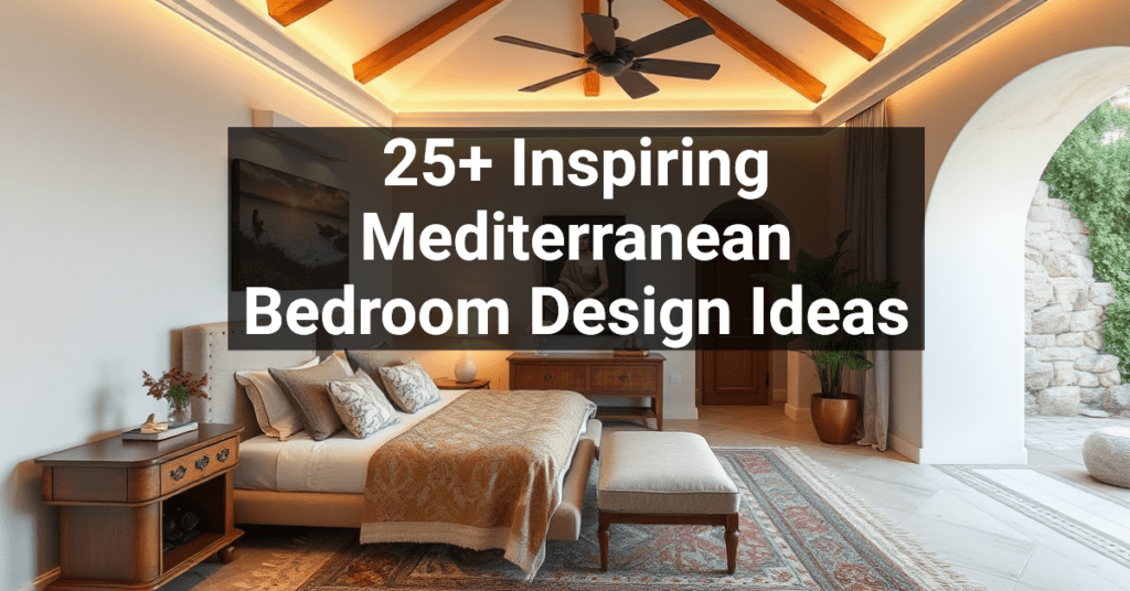 25+ Inspiring Mediterranean Bedroom Design Ideas