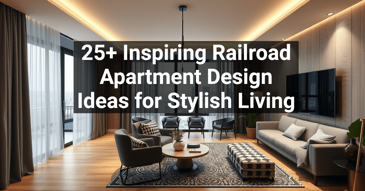 25+ Inspiring Railroad Apartment Design Ideas for Stylish Living