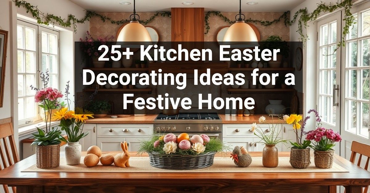 25+ Kitchen Easter Decorating Ideas for a Festive Home