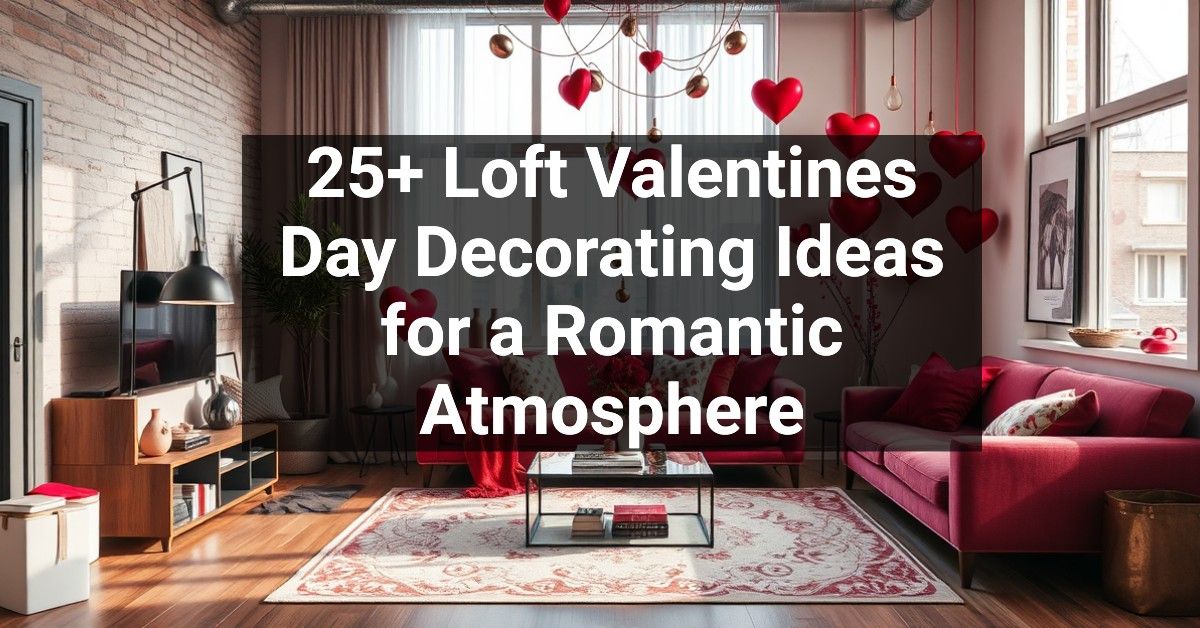 25+ Loft Valentines Day Decorating Ideas for a Romantic Atmosphere