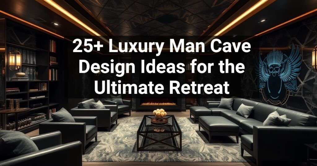 25+ Luxury Man Cave Design Ideas for the Ultimate Retreat