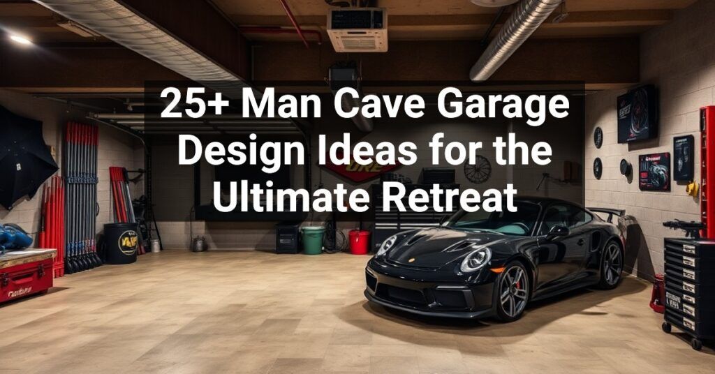 25+ Man Cave Garage Design Ideas for the Ultimate Retreat