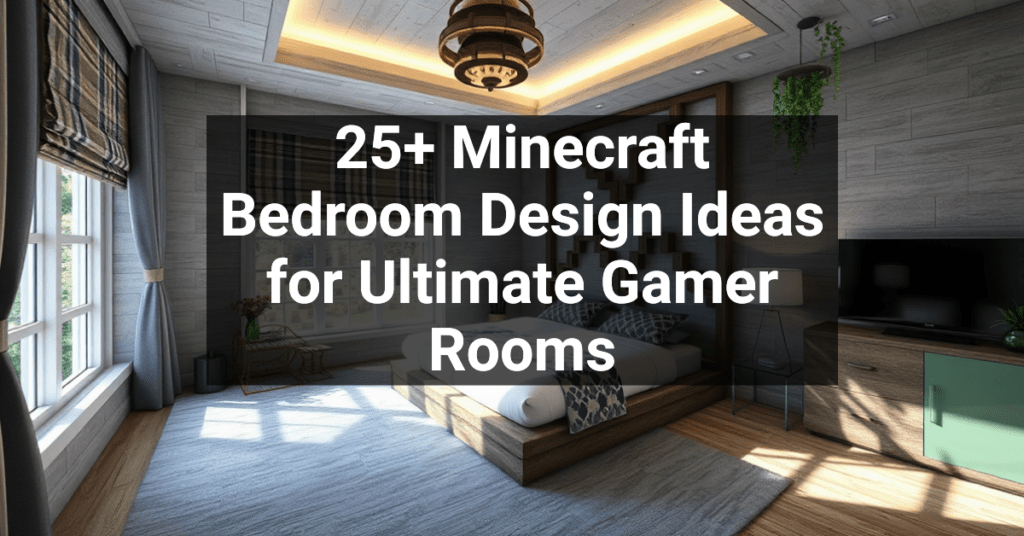 25+ Minecraft Bedroom Design Ideas for Ultimate Gamer Rooms