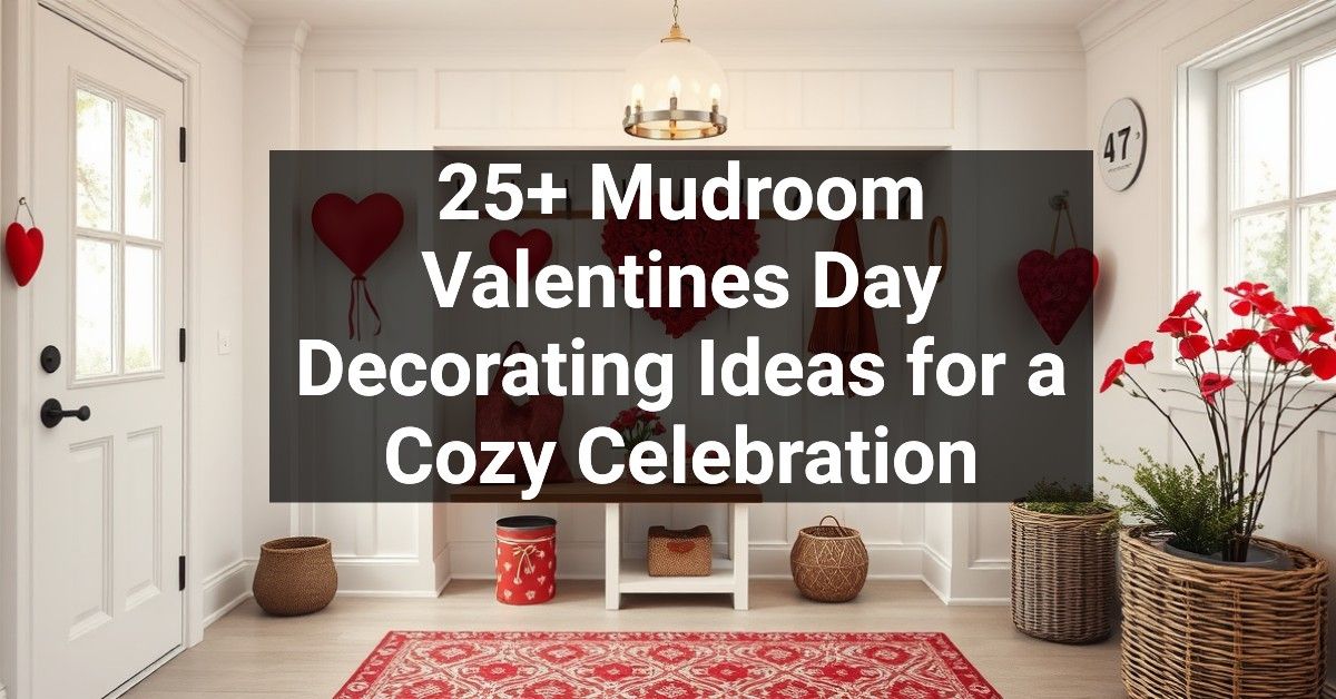 25+ Mudroom Valentines Day Decorating Ideas for a Cozy Celebration