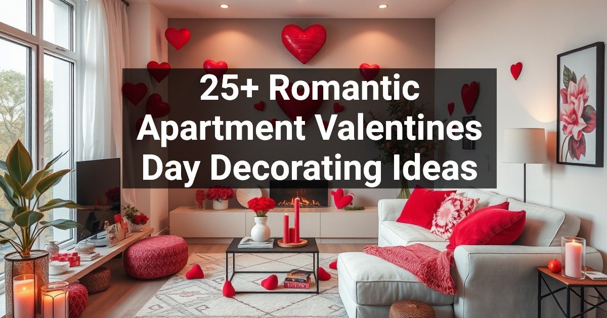 25+ Romantic Apartment Valentines Day Decorating Ideas