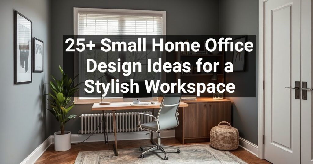 25+ Small Home Office Design Ideas for a Stylish Workspace