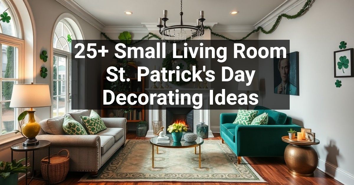 25+ Small Living Room St. Patrick's Day Decorating Ideas