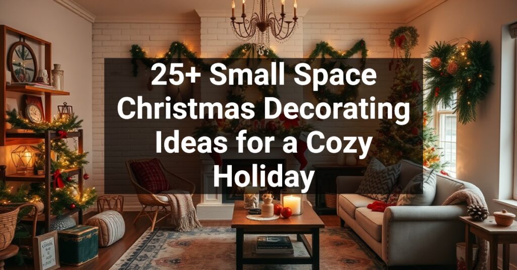 25+ Small Space Christmas Decorating Ideas for a Cozy Holiday