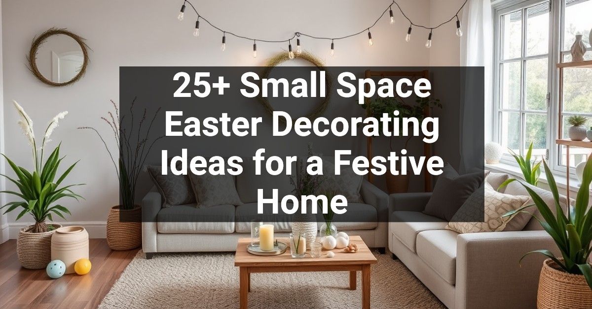 25+ Small Space Easter Decorating Ideas for a Festive Home