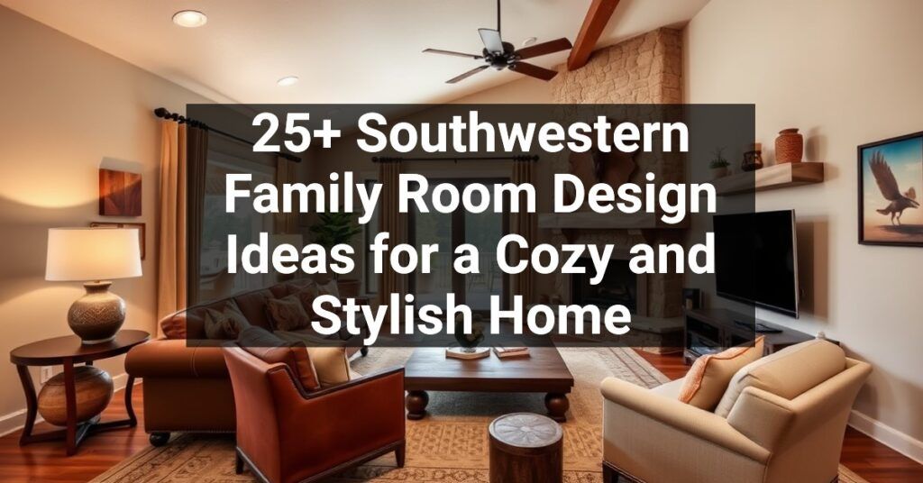 25+ Southwestern Family Room Design Ideas for a Cozy and Stylish Home