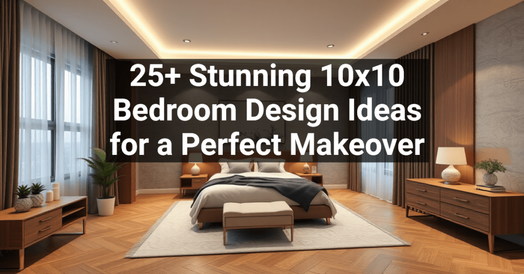 25+ Stunning 10x10 Bedroom Design Ideas for a Perfect Makeover