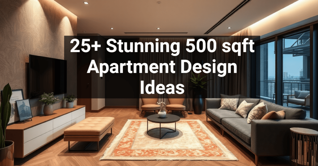 25+ Stunning 500 sqft Apartment Design Ideas