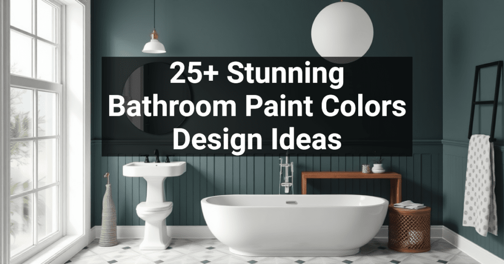 25+ Stunning Bathroom Paint Colors Design Ideas