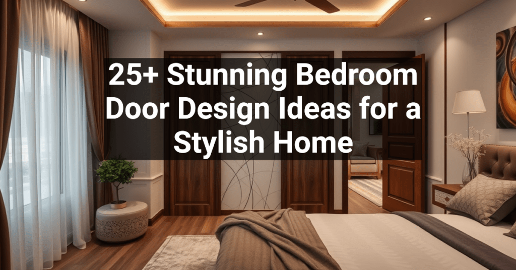 25+ Stunning Bedroom Door Design Ideas for a Stylish Home