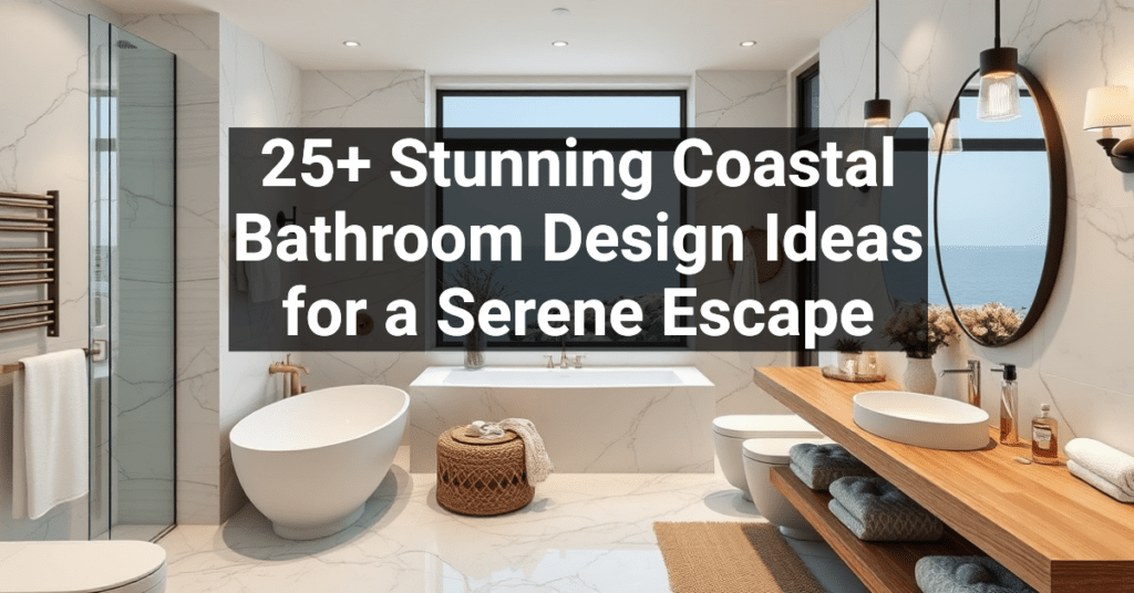 25+ Stunning Coastal Bathroom Design Ideas for a Serene Escape