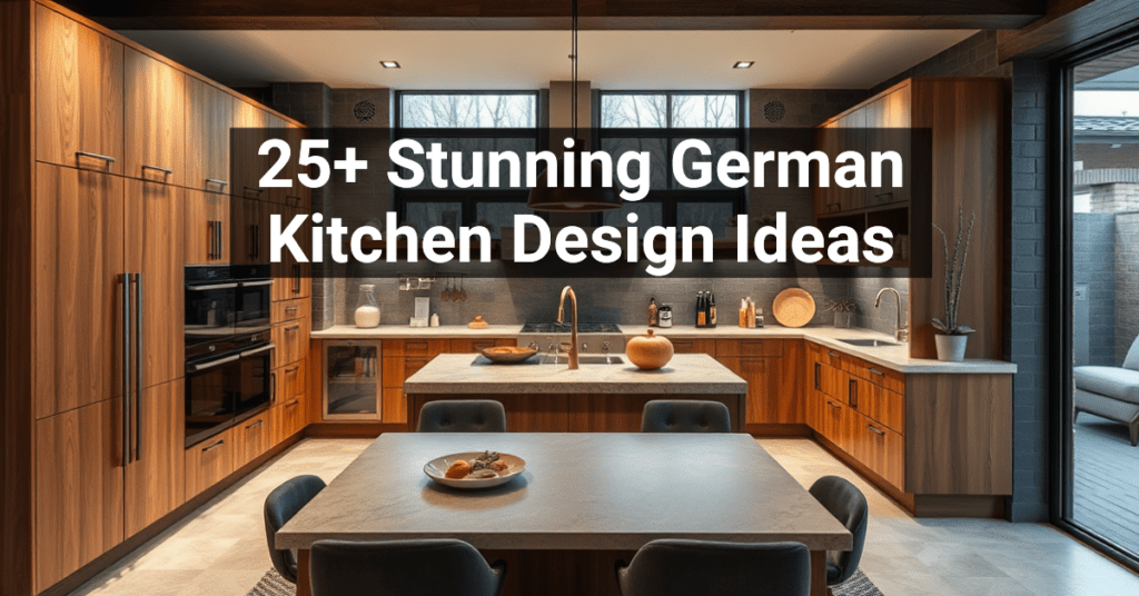 25+ Stunning German Kitchen Design Ideas