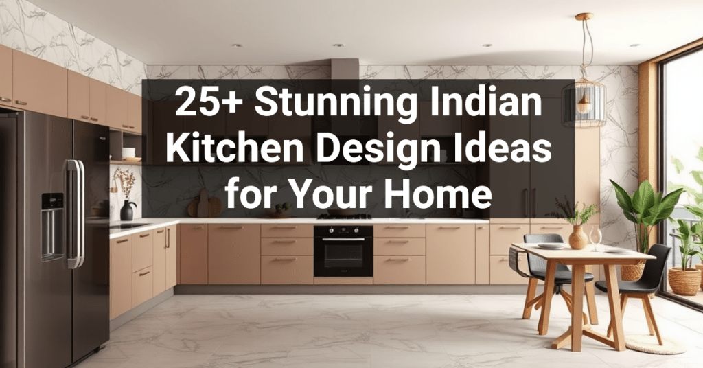 25+ Stunning Indian Kitchen Design Ideas for Your Home