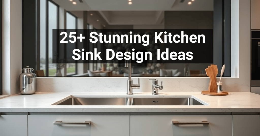 25+ Stunning Kitchen Sink Design Ideas