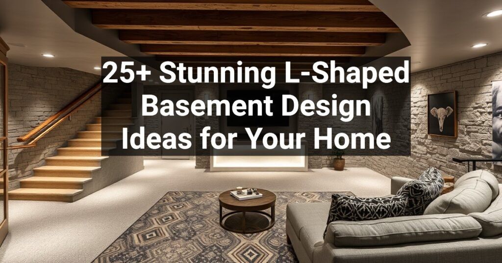 25+ Stunning L-Shaped Basement Design Ideas for Your Home