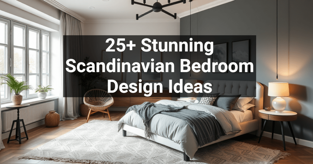 25+ Stunning Scandinavian Bedroom Design Ideas