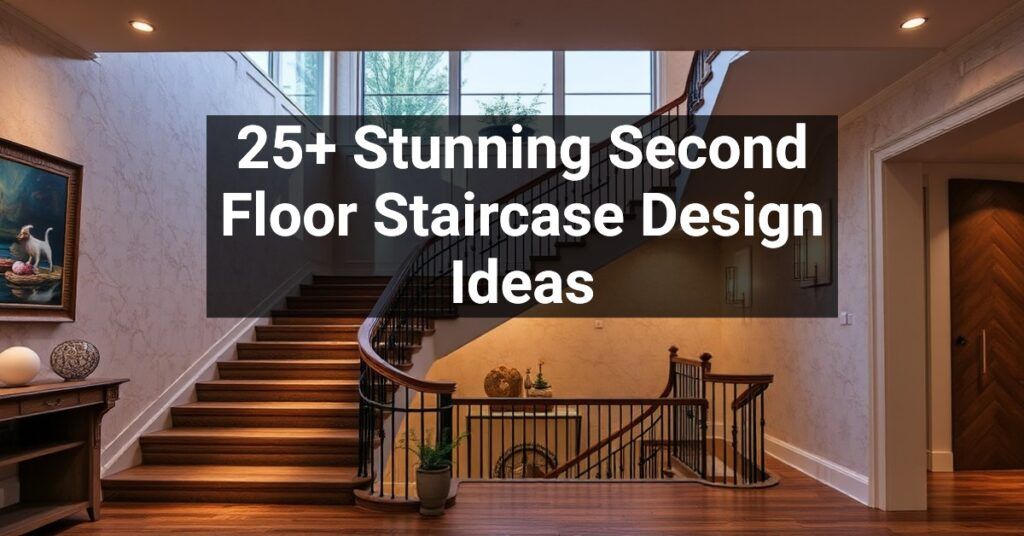 25+ Stunning Second Floor Staircase Design Ideas